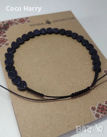 Гривна с естествени камъни,ръчна изработка , снимка 3 - Подаръци за жени - 53502890