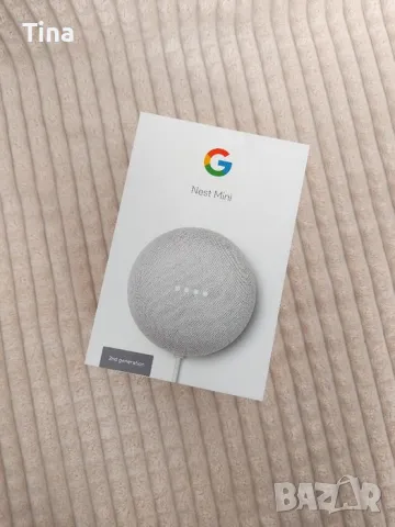 Тонколонка Google Nest Mini, снимка 1 - Тонколони - 49265717