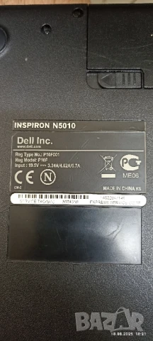 Лаптоп Dell inspiron N5010 за части или на части, снимка 2 - Части за лаптопи - 51424071
