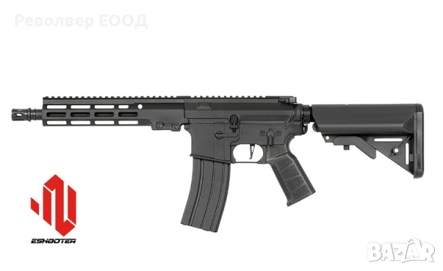 Сгъваем автомат WE07 AR15 с ETU от Eshooter и 30 RPS [WELLPRO]