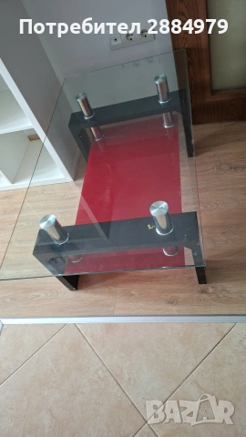 Стъклена холна маса, снимка 2 - Маси - 54280367