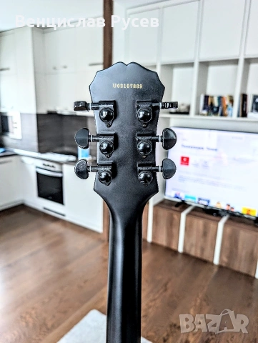 Epiphone Goth Les Paul Studio, 2002, Korea, снимка 8 - Китари - 53315170