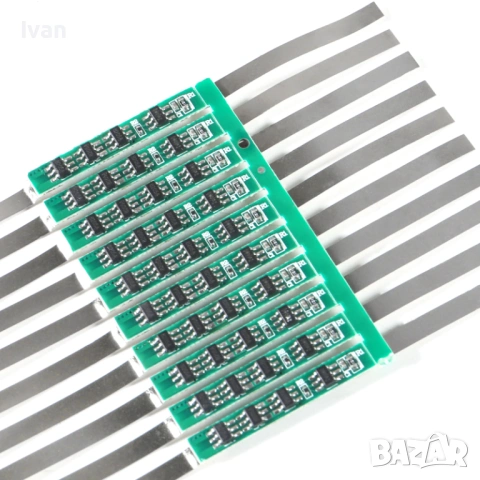 BMS защитен модул за Li-ion батерии 1S, 3.7V, 6A