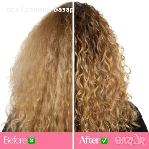 Нов Комплект за къдрава коса Only Curls крем + гел 250мл жени прическа, снимка 5 - Продукти за коса - 51155112