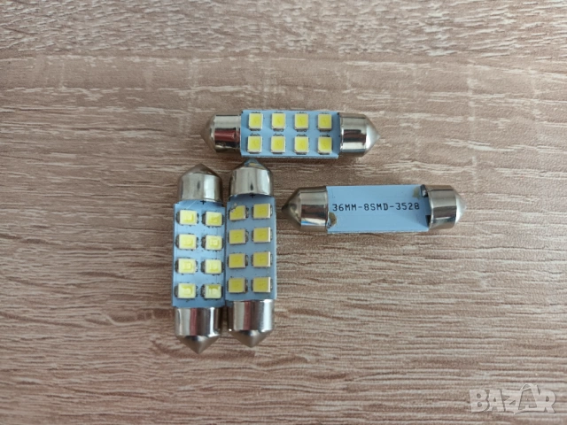 LED крушка за плафон,лед осветление за рег. номер,крушки, снимка 3 - Аксесоари и консумативи - 48959090