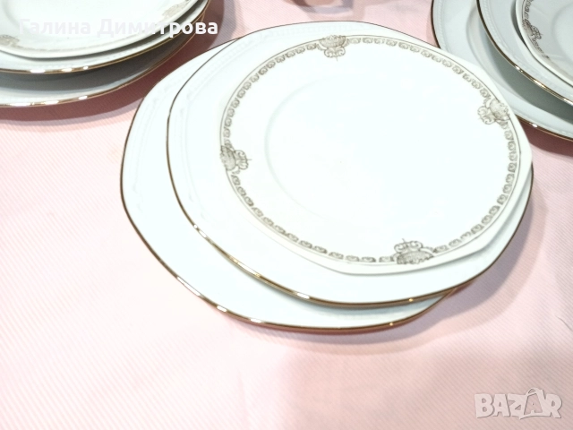 Баварски сервиз в снежно бяло , снимка 6 - Сервизи - 52569125