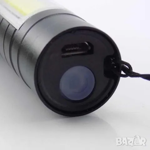 LED Джобен фенер с 3 режима, презареждаем, с USB кабел в зелена кутия FL45, снимка 8 - Други - 48796775