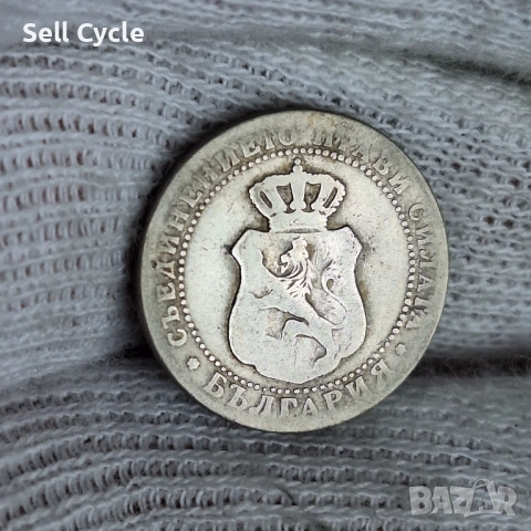 ✅КНЯЖЕСТВО БЪЛГАРИЯ - 5 стотинки 1888 г.❗, снимка 2 - Нумизматика и бонистика - 53390728