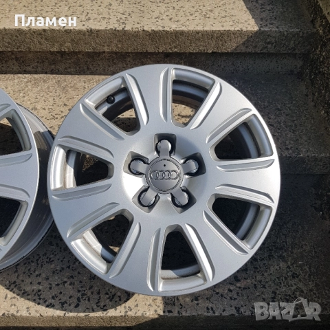 Оригинални алуминиеви джанти за Ауди 5x112x16, снимка 3 - Гуми и джанти - 52087679
