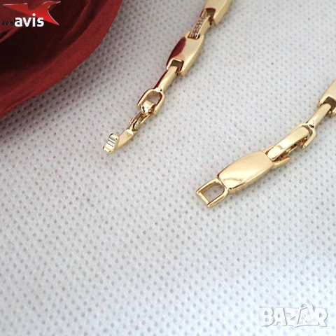 Гривна с 14К златно покритие 234860, снимка 3 - Пръстени - 53627801