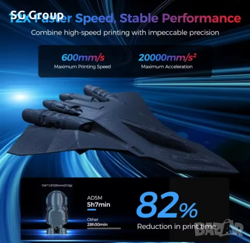 3D принтер Flashforge Adventurer 5M, снимка 11 - Принтери, копири, скенери - 50917758