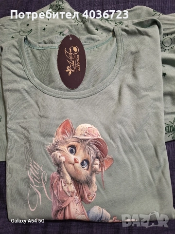 Дамска пижама 100 %памук, XL, снимка 2 - Пижами - 52841907