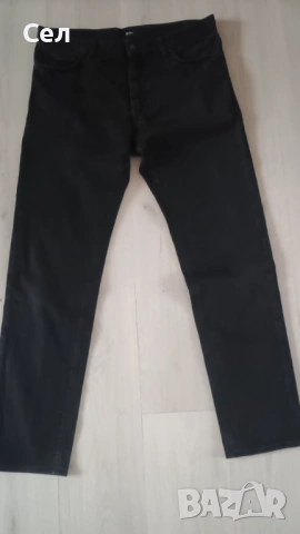 Оригинални черни дънки Boss 36н, снимка 7 - Дънки - 53925772