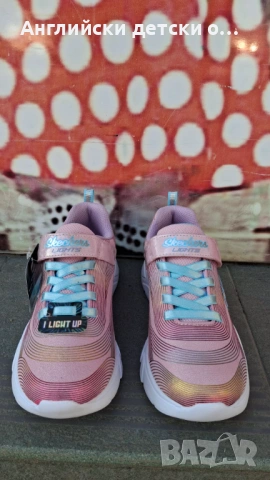 Английски детски светещи маратонки-SKECHERS, снимка 6 - Детски маратонки - 53770102