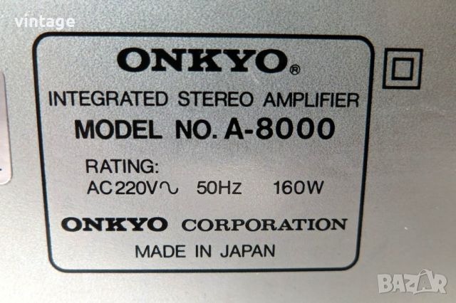 Onkyo A-8000, снимка 9 - Ресийвъри, усилватели, смесителни пултове - 45384519
