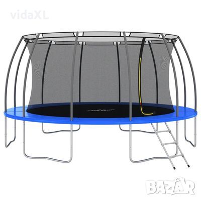 vidaXL Комплект батут, кръгъл, 488x90 см, 150 кг.SKU:92945, снимка 1 - Други - 45493068