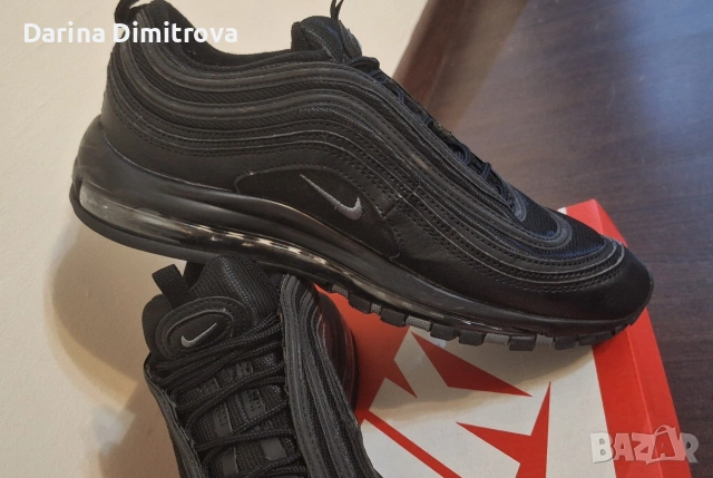 Nike Air Max 97 Triple black, снимка 2 - Маратонки - 53413279