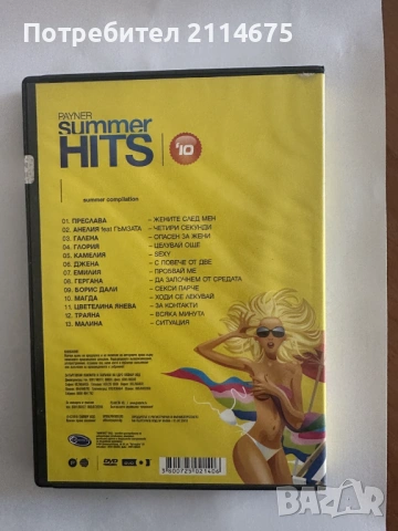 Payner Summer Hits - 2010 DVD, снимка 2 - DVD дискове - 53874259