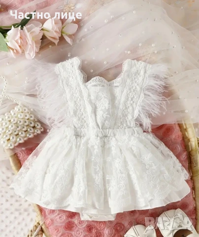 Боди-рокли за малки принцеси, снимка 18 - Бебешки рокли - 41835382