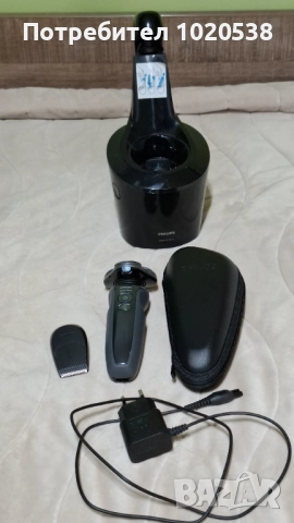 Продавам Електрическа самобръсначка PhilipsS6000 с почистващо устройство, снимка 7 - Електрически самобръсначки - 52108296