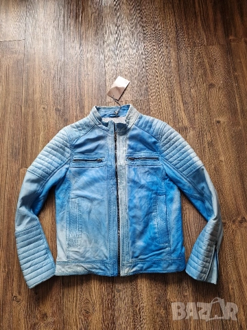 Страхотно мъжко яке , естествена кожа размер М , ново с етикет, , снимка 2 - Якета - 53202035