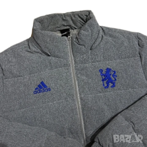 Мъжко пухено яке Adidas x Chelsea | XL , снимка 3 - Спортни дрехи, екипи - 50994646