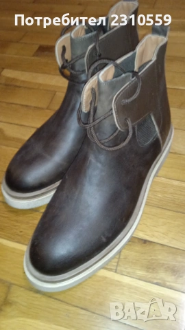 Боти - естествена кожа , снимка 2 - Мъжки боти - 53395894