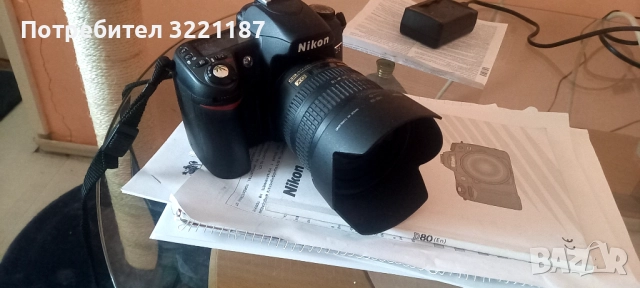 Апарат Nikon D80, снимка 2 - Фотоапарати - 52360693