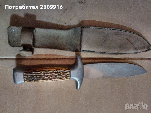 Български ловен нож , снимка 2 - Антикварни и старинни предмети - 46453314