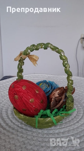 Празнична Ръчно Изработена Кошничка – Великденски Уют