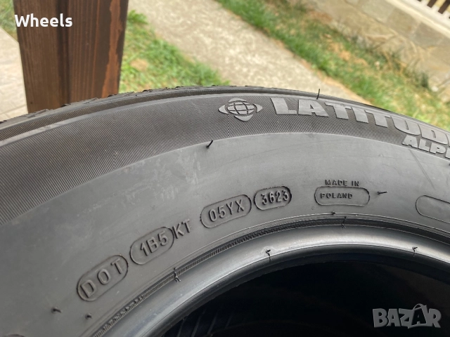 2бр. Зимни гуми 245/65/17 Michelin Latitude Alpine LA2 111H XL DOT3623, снимка 7 - Гуми и джанти - 51866876