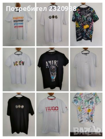 Разпродажба/ликвидация на маркови дрехи-Tommy Hilfiger, Icon, Burberry, Guess, Hugo, Amiri, Dsquared, снимка 3 - Тениски - 45382574