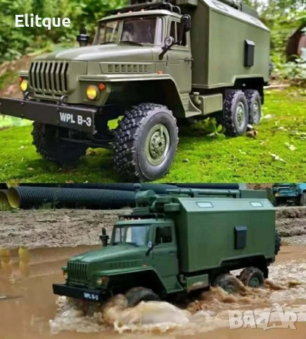 Детска количка тип руски военен камион модел NaughtyDragon с дистанционно TOYCAR8, снимка 4 - Коли, камиони, мотори, писти - 52856575