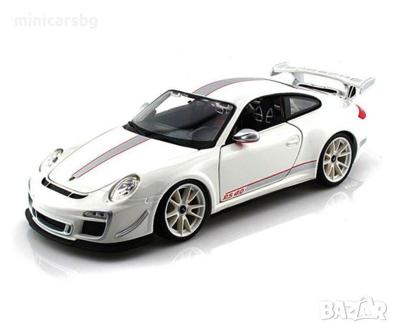 1:18 Метални колички: Porsche 911 GT3 RS 4 - Bburago Diamond, снимка 1 - Колекции - 45203399