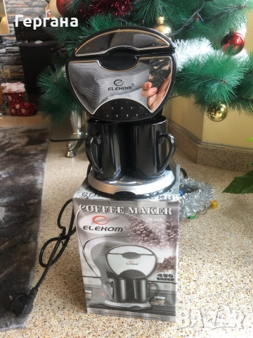 Кафе машина ELEKOM 450W, снимка 3 - Кафемашини - 52791925