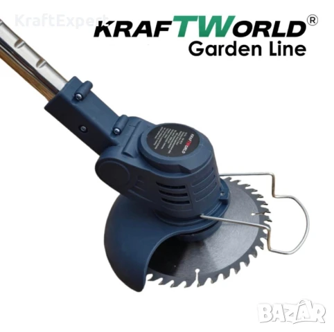 Акумулаторен сет 3в1: Тример, Ножица и Резачка 15 и 20см шини, допълнителни приставки и резервен нож, снимка 3 - Други инструменти - 50482506