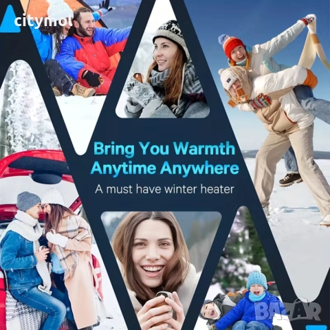 2 в 1 Power Bank и акумулаторна електрическа грейка за ръце с 3 настройки за топлина, снимка 7 - Друга електроника - 52311625