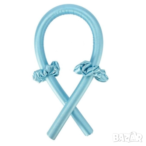  Голяма, стилна ролка за коса от коприна  , снимка 6 - Преси за коса - 51802245