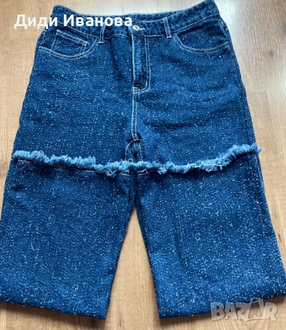 Дамски широки дънки, снимка 3 - Дънки - 52985521