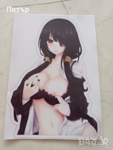 Стикер Girl, лепенка мацка, Sticker