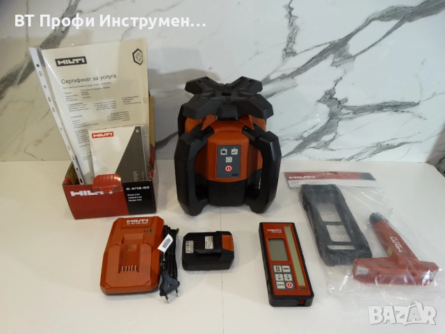 Hilti PR 3 HVSG - Ротационен лазер със зелен лъч / Гаранция