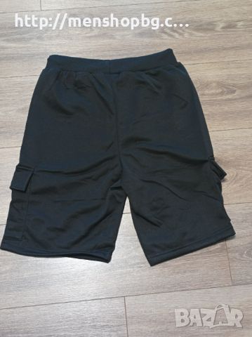 Спортни бермуди - черни, снимка 2 - Къси панталони - 45118344