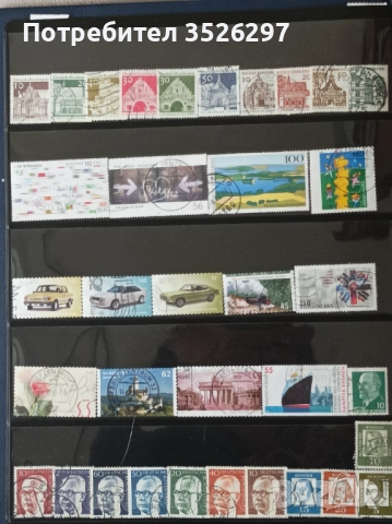 Колекция пощенски марки от Германия, снимка 3 - Филателия - 52492705