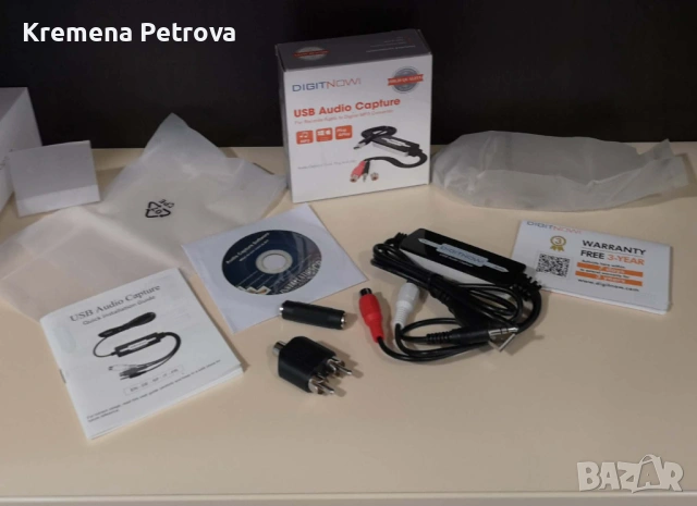 Доставка до СПИДИ АВТОМАТ 2,14€ DigitNow! USB Audio Capture - Records Audio to Digital MP3 Converter