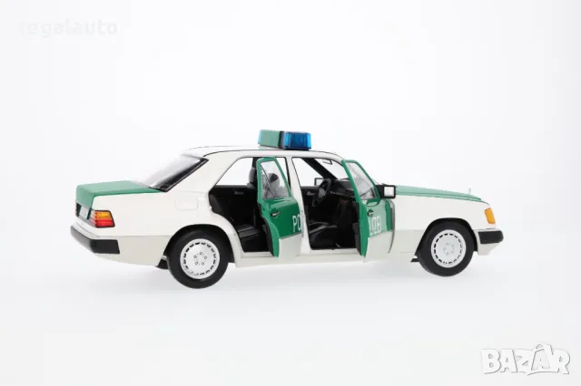 B66040700,умален модел die-cast Mercedes-Benz 230 E,W 124(1989-1993),Limousine,Polizei,1:18, снимка 7 - Колекции - 48892784