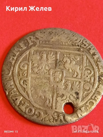 Сребърна монета 1621г. Орт Сигизмунд Полша за КОЛЕКЦИЯ 52898, снимка 9 - Нумизматика и бонистика - 53107353