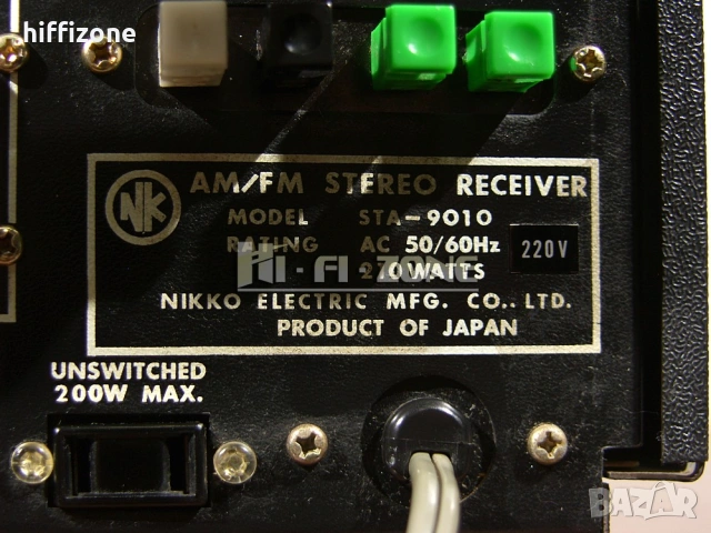 Ресивър   Nikko sta-9010 , снимка 11 - Ресийвъри, усилватели, смесителни пултове - 54041085