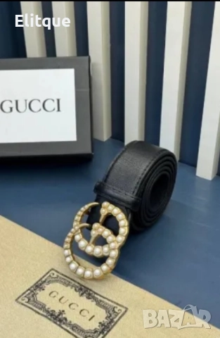 колани от естествена кожа в кутия Gucci 4см, снимка 7 - Колани - 52567457