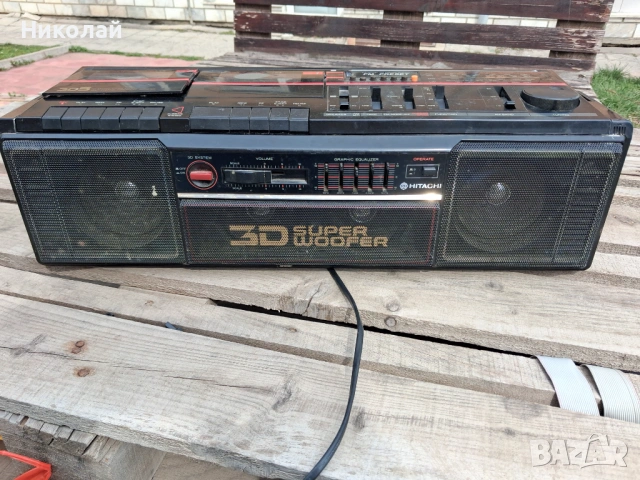 Касетофон двукасетъчен "Hitachi"