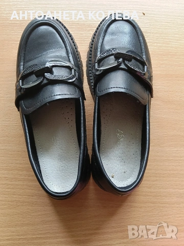 черни мокасини за момиче 